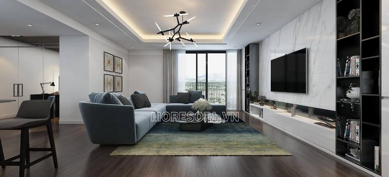 Sofa đẹp tại Hà Nội - Mẫu sofa hiện đại đẹp cho phòng khách nhà biệt thự, nhà chung cư
